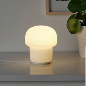 IKEA Glass Opal Table Lamp